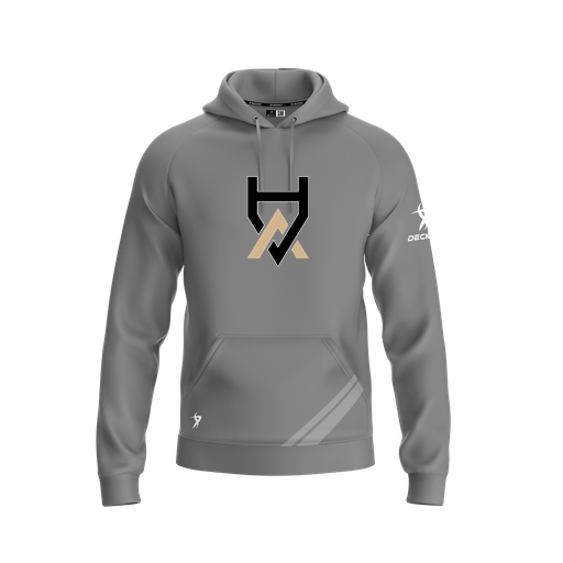 [CUS-DFW-SUHOOD-FLC-LSL-GRY-YXS-LOGO1] Summit Hoodie (Youth XS, Gray, Logo 1)