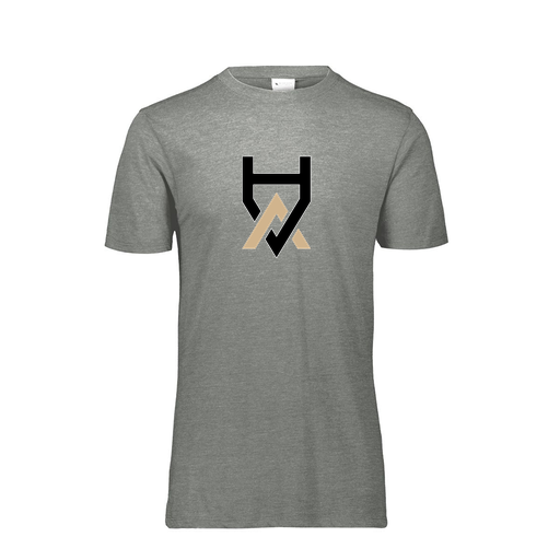[FTSCUBGY-YS-LOGO1] Decker Youth Tri-Blend T-Shirt - Short Sleeve (Youth S, Gray, Logo 1)