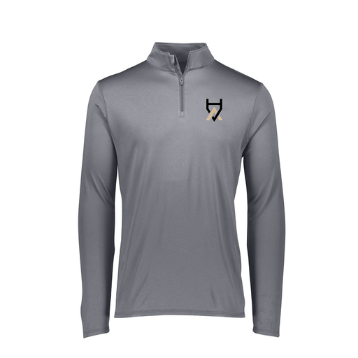 [FTLQFLGY-FAXS-LOGO1] Decker Women's Flex-Lite 1/4 Zip Shirt (Female Adult XS, Gray, Logo 1)
