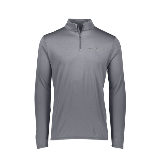 [FTLQFLGY-FAXS-LOGO2] Ladies Flex-Lite 1/4 Zip Shirt (Female Adult XS, Gray, Logo 2)