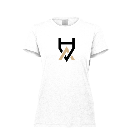 [FTSCUBWH-FAXS-LOGO1] Decker Women's Tri-Blend T-Shirt - Short Sleeve (Female Adult XS, White, Logo 1)
