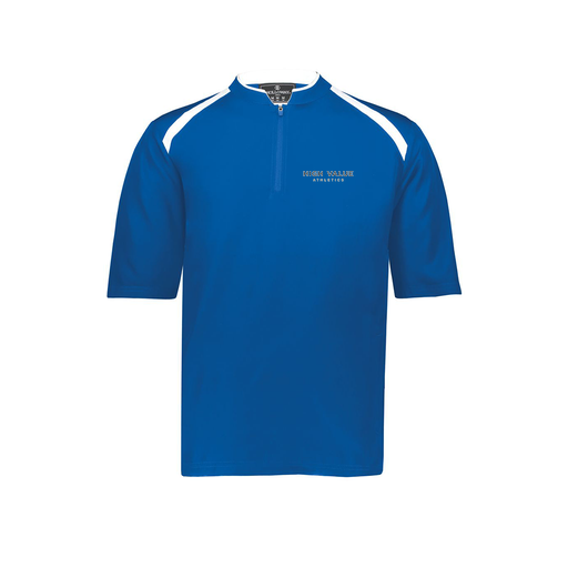 [229581-AS-RYL-LOGO2] Men's Dugout Short Sleeve Pullover (Adult S, Royal, Logo 2)