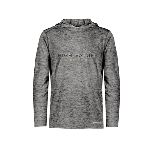 [FOLHCGBK-AS-LOGO2] Men's Charge Hoodie (Adult S, Black, Logo 2)