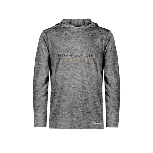 [FOLHCGBK-YS-LOGO2] Decker Youth Charge Hoodie (Youth S, Black, Logo 2)