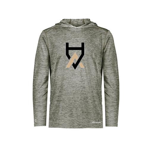 [FOLHCGGY-YS-LOGO1] Decker Youth Charge Hoodie (Youth S, Gray, Logo 1)