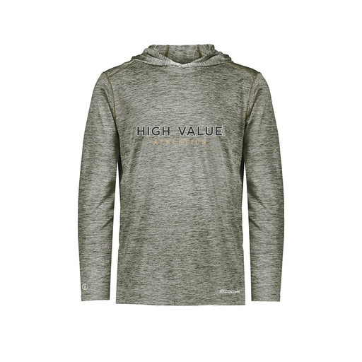 [FOLHCGGY-YS-LOGO2] Decker Youth Charge Hoodie (Youth S, Gray, Logo 2)